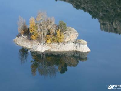 Río Duratón-Embalse de Burgomillodo;mesa de los tres reyes ruta rio borosa espiguete arawak senderis
